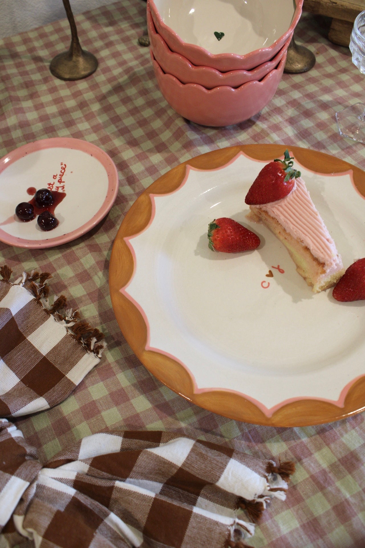 Hand-Painted Custom Dinner Plates