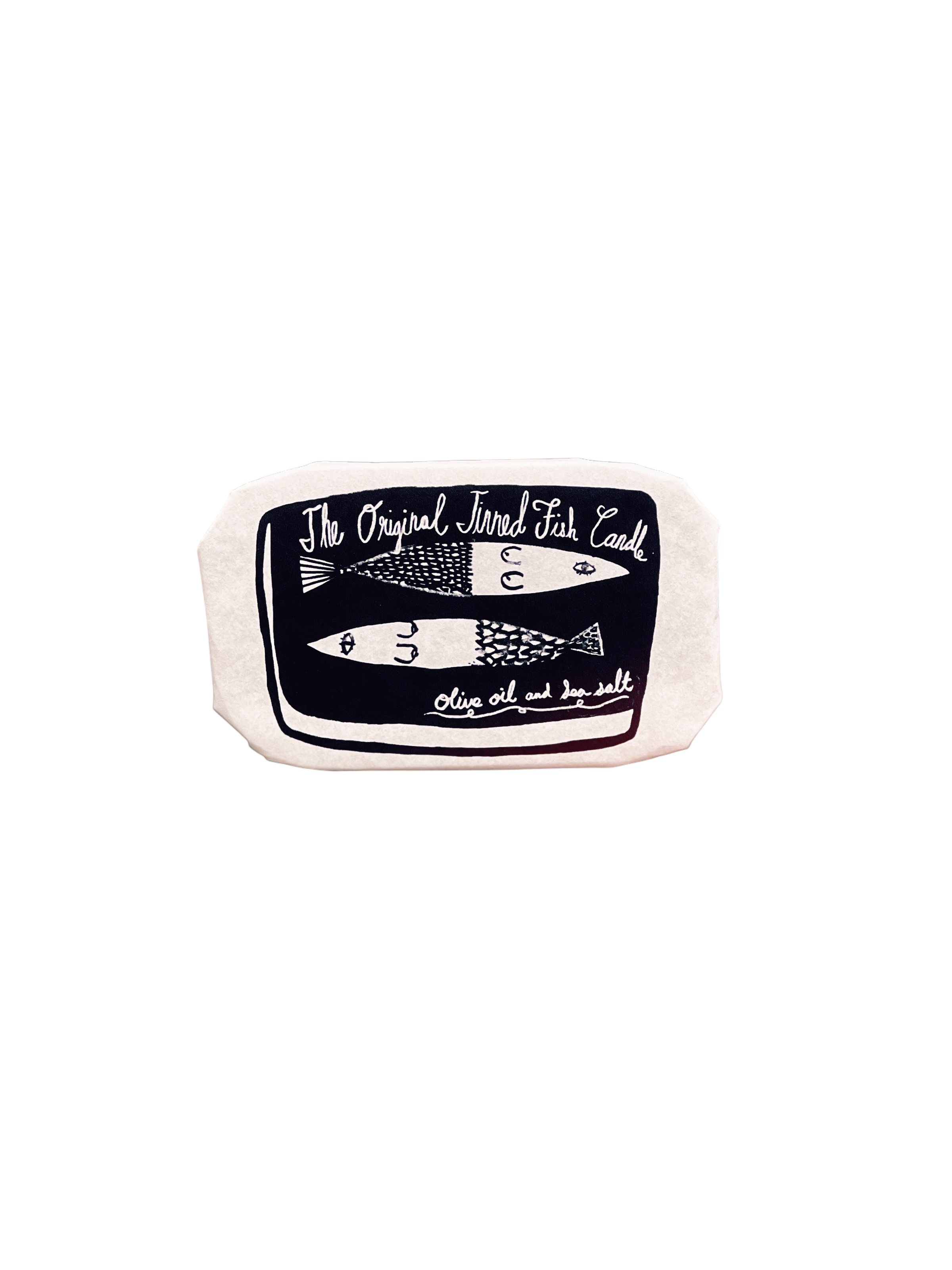 Tinned Fish Candle - Olive Oil and Sea Salt (Ocean Breeze Scented)