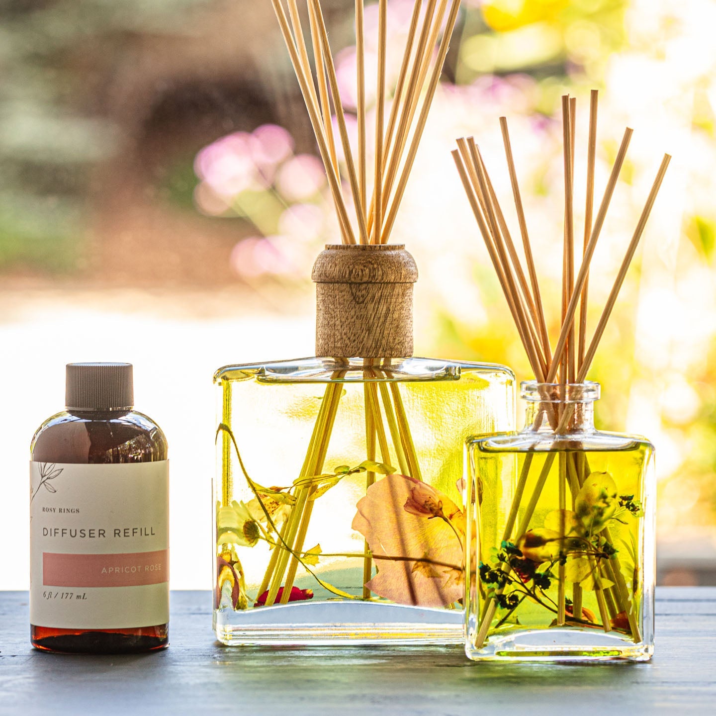 Apricot Rose 4 oz Botanical Diffuser