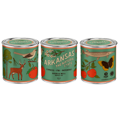 Arkansas State Candle