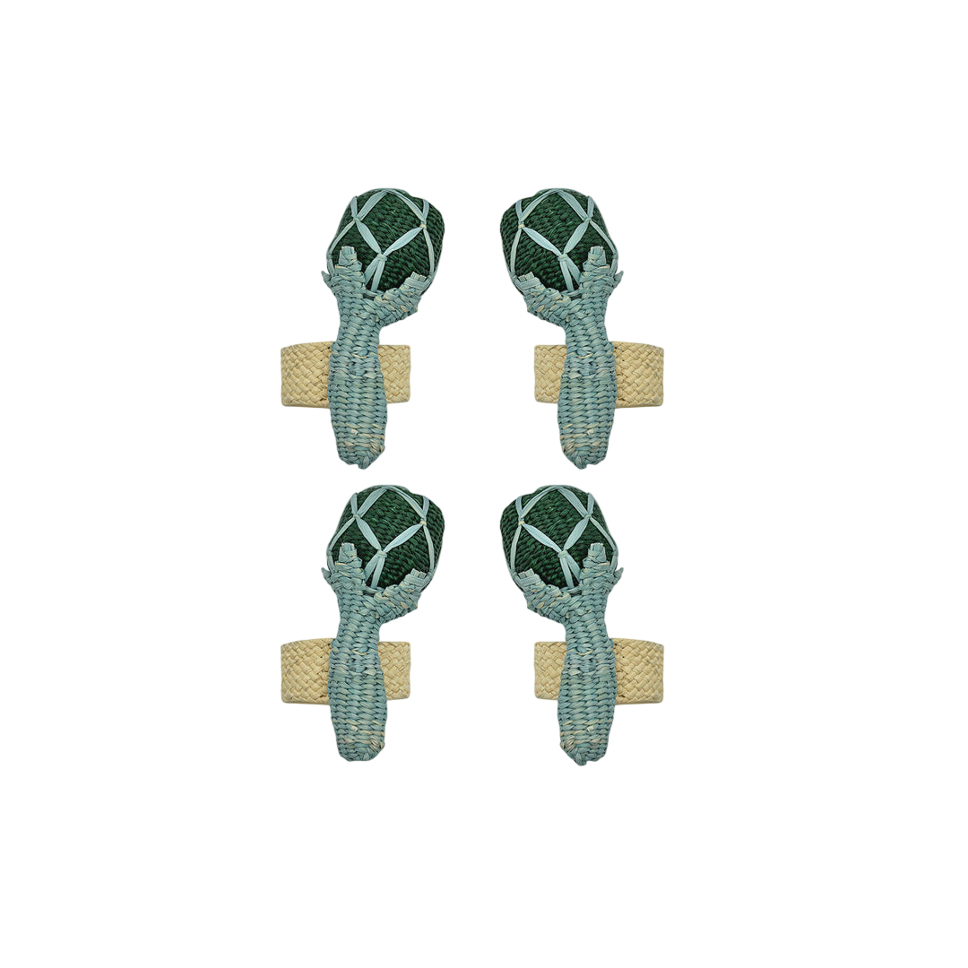 Artichoke Napkin Rings (Set of 4)