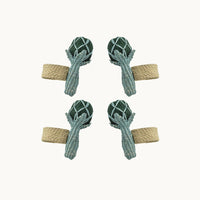 Artichoke Napkin Rings (Set of 4)