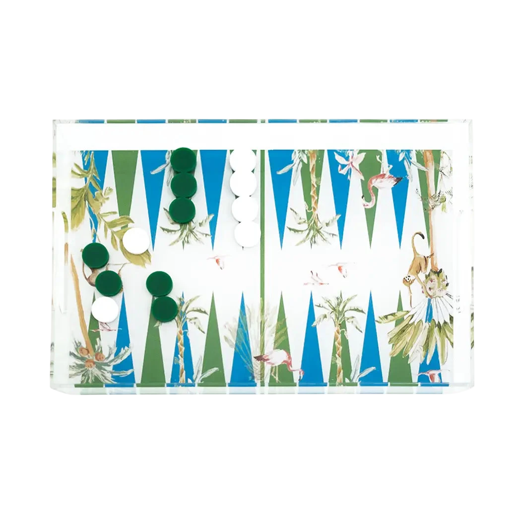 Acrylic Backgammon Tray