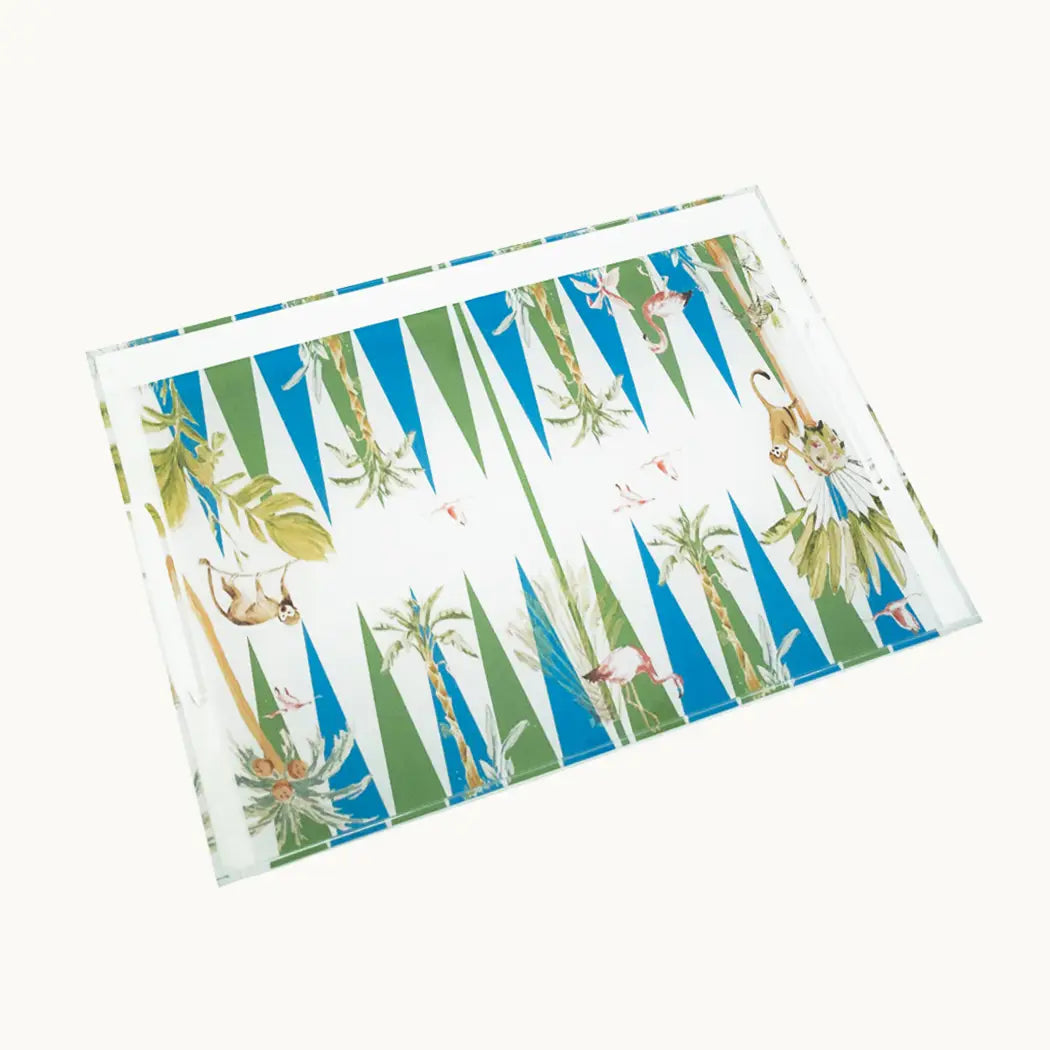 Acrylic Backgammon Tray