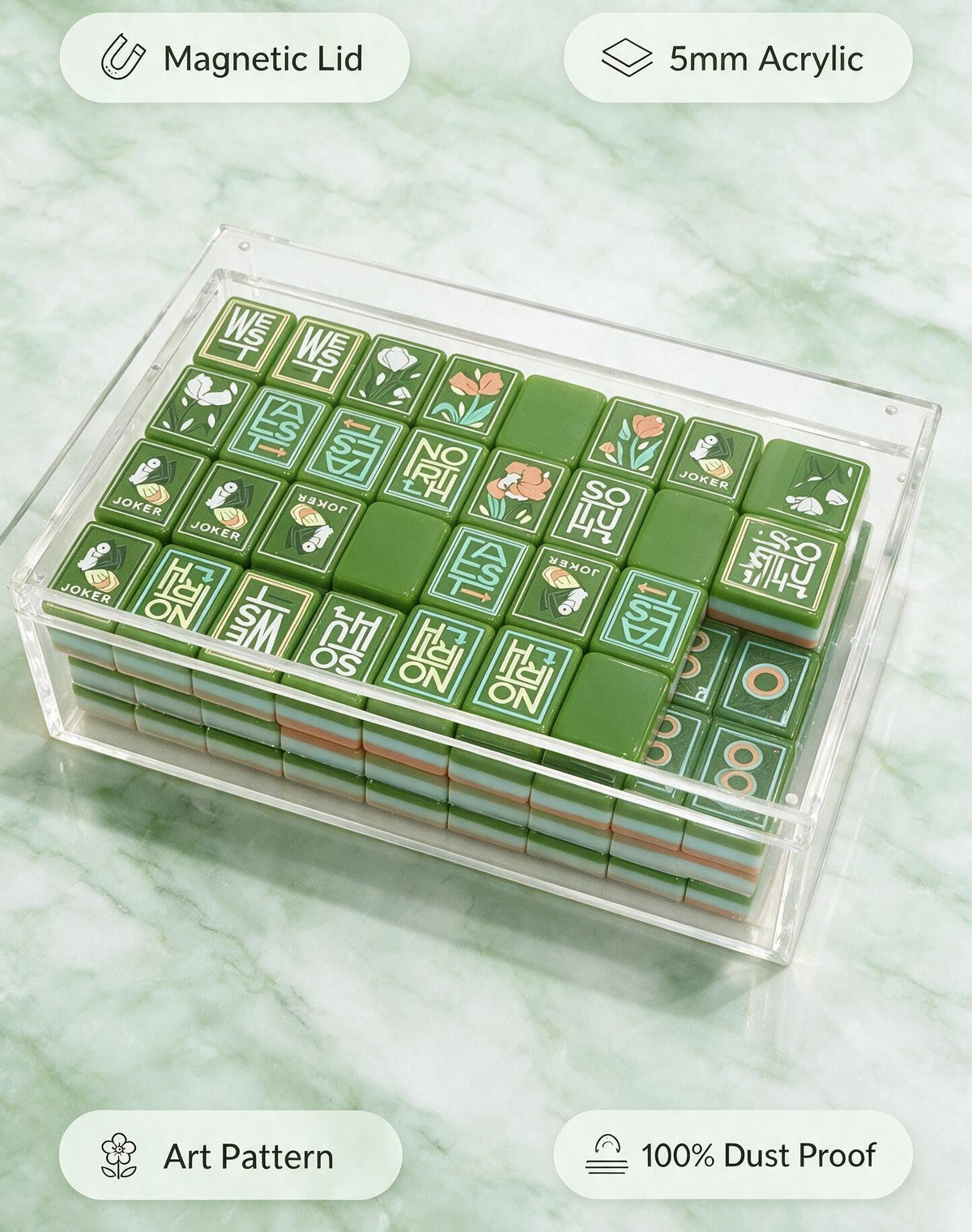 Storage Box - Acrylic with Magnetic Top