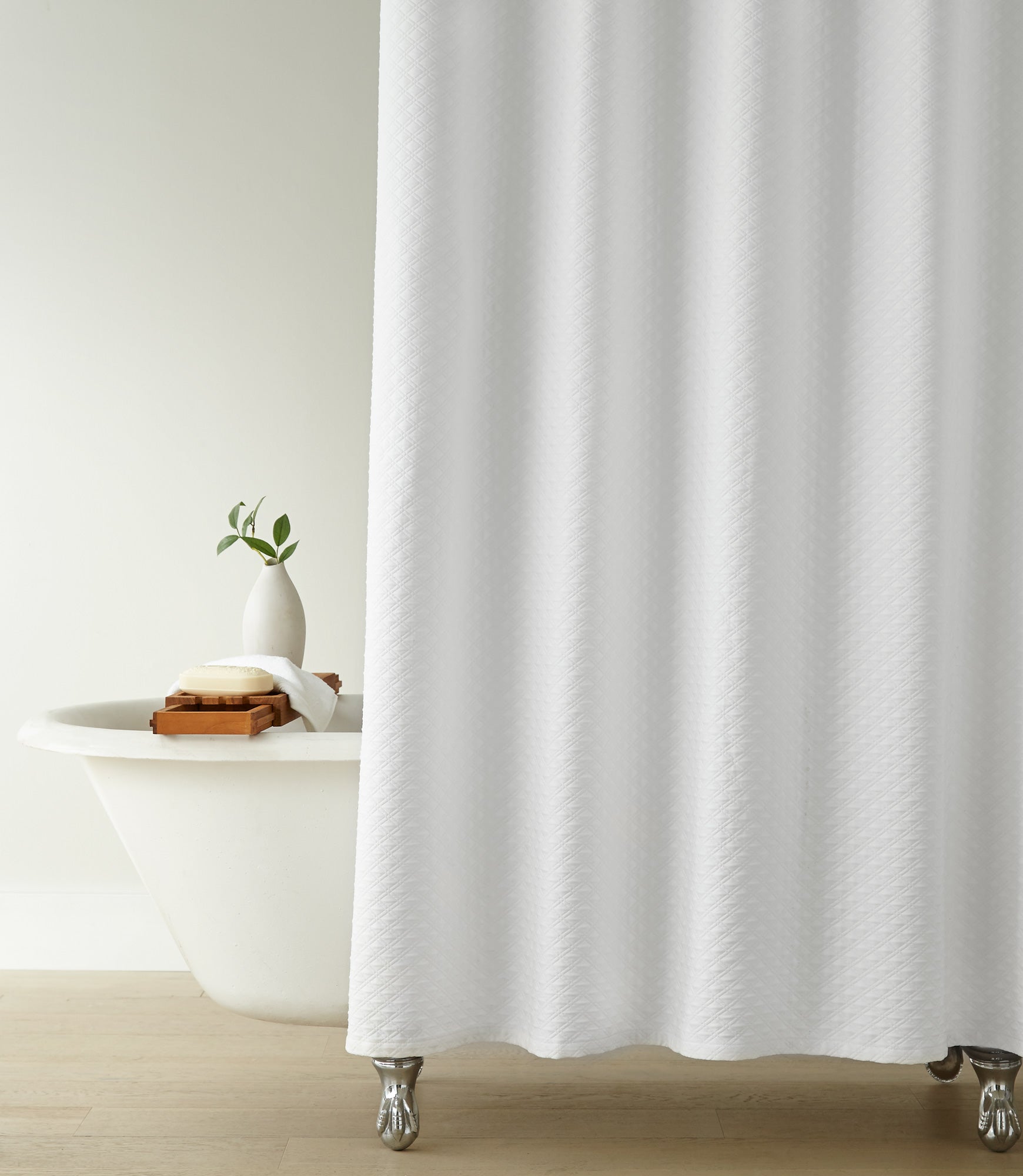 Alyssa Matelassé Shower Curtain