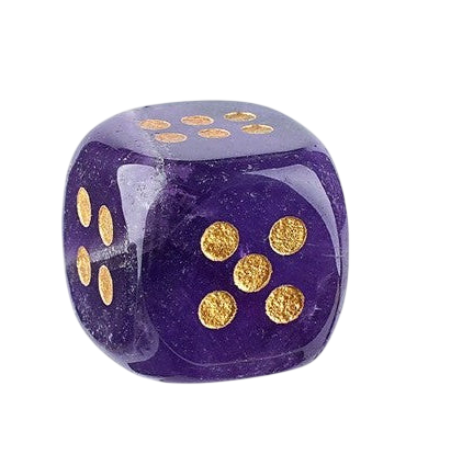 Dice - 15mm Natural Jade Laser Engraved Cube Dice with Rounded Edges Semi-Precious Stone (Set of 2)