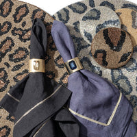 Animal Pattern Coasters - Bronze