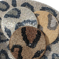 Animal Pattern Coasters - Gold