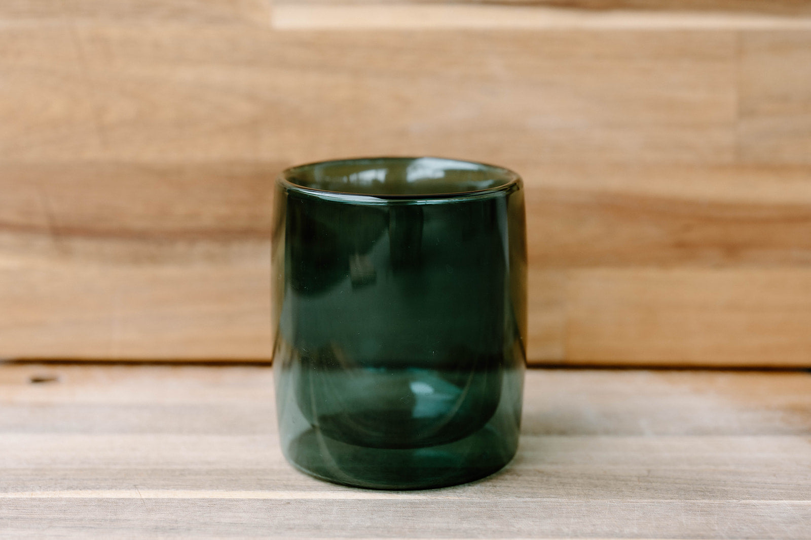 4 Pack double wall glass tumbler - Deep Sea
