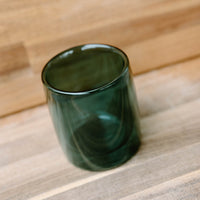 6 Pack double wall glass tumbler - Deep Sea