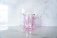 4 Pack double wall glass tumbler - Watermelon
