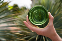 4 Pack double wall glass tumbler - Lime
