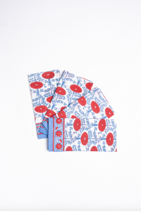Araminta Blockprint Napkins, Set of 4