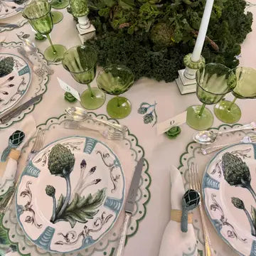Artichoke Fine Bone China Dinner Plate (Set of 4)