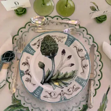Artichoke Fine Bone China Dinner Plate (Set of 4)