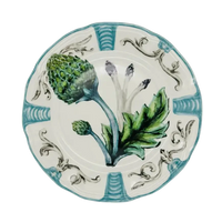 Artichoke Fine Bone China Dinner Plate (Set of 4)