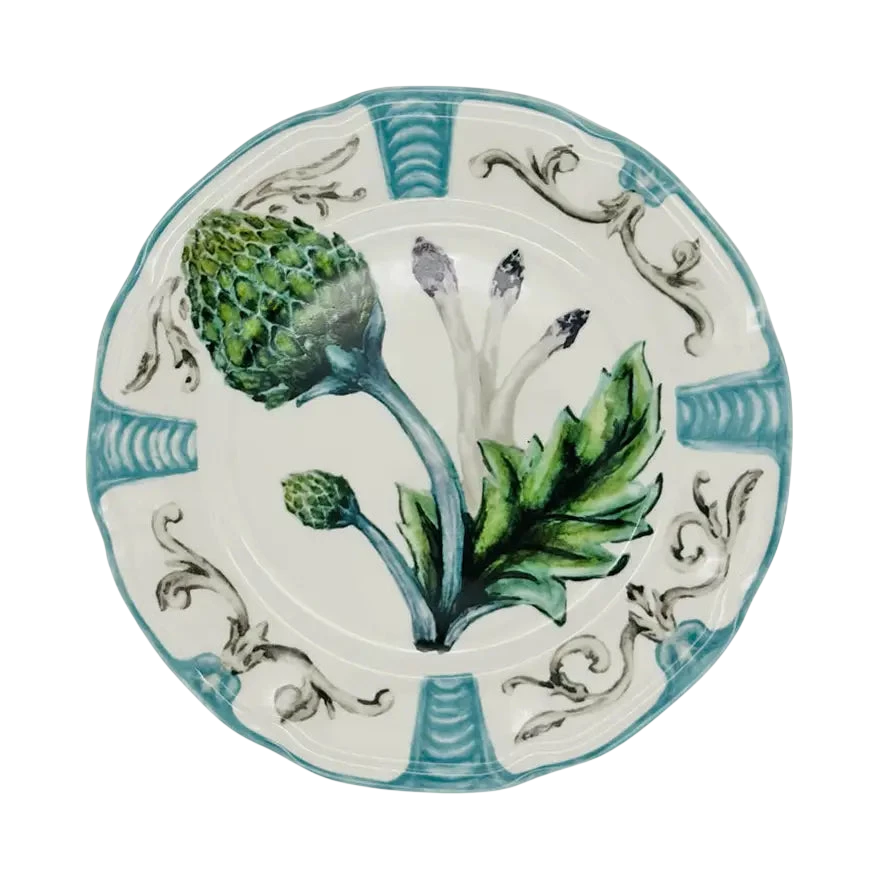 Artichoke Fine Bone China Dinner Plate (Set of 4)