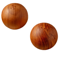 Teak Salt & Pepper Shaker Set