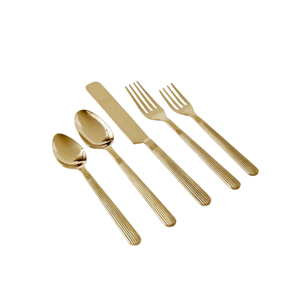 Athenian Mirrored Flatware (Set of 5)