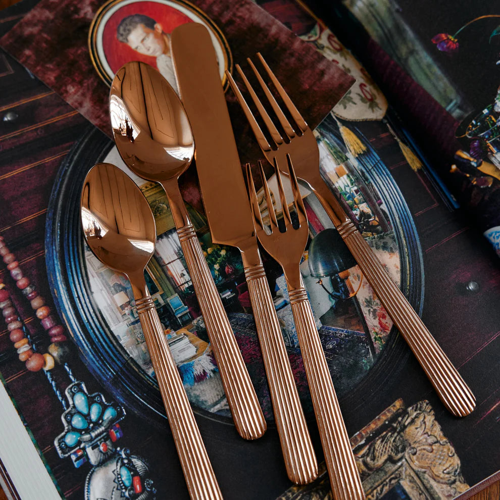 Athenian Mirrored Flatware (Set of 5)