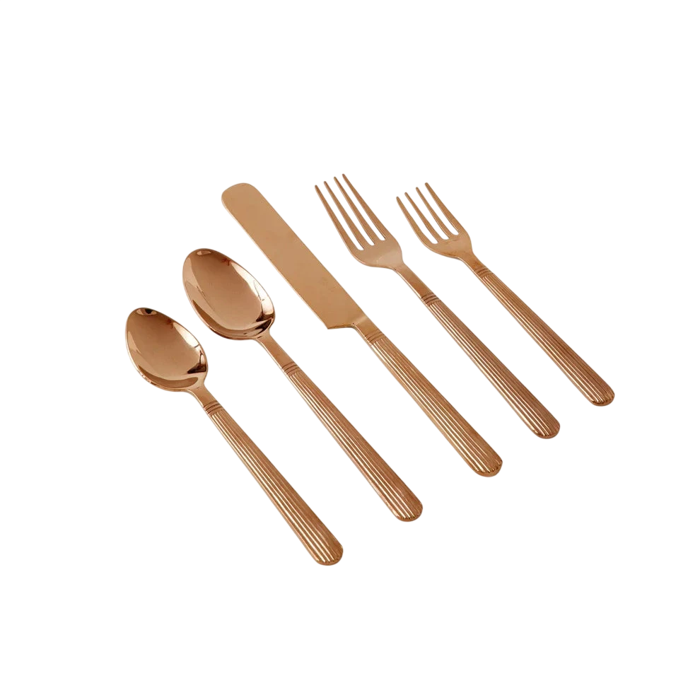 Athenian Mirrored Flatware (Set of 5)