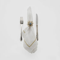 Starburst Napkin Rings - Lapis (Set of 2)