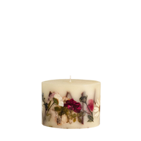 Apricot Rose Petite Oval Botanical Candle