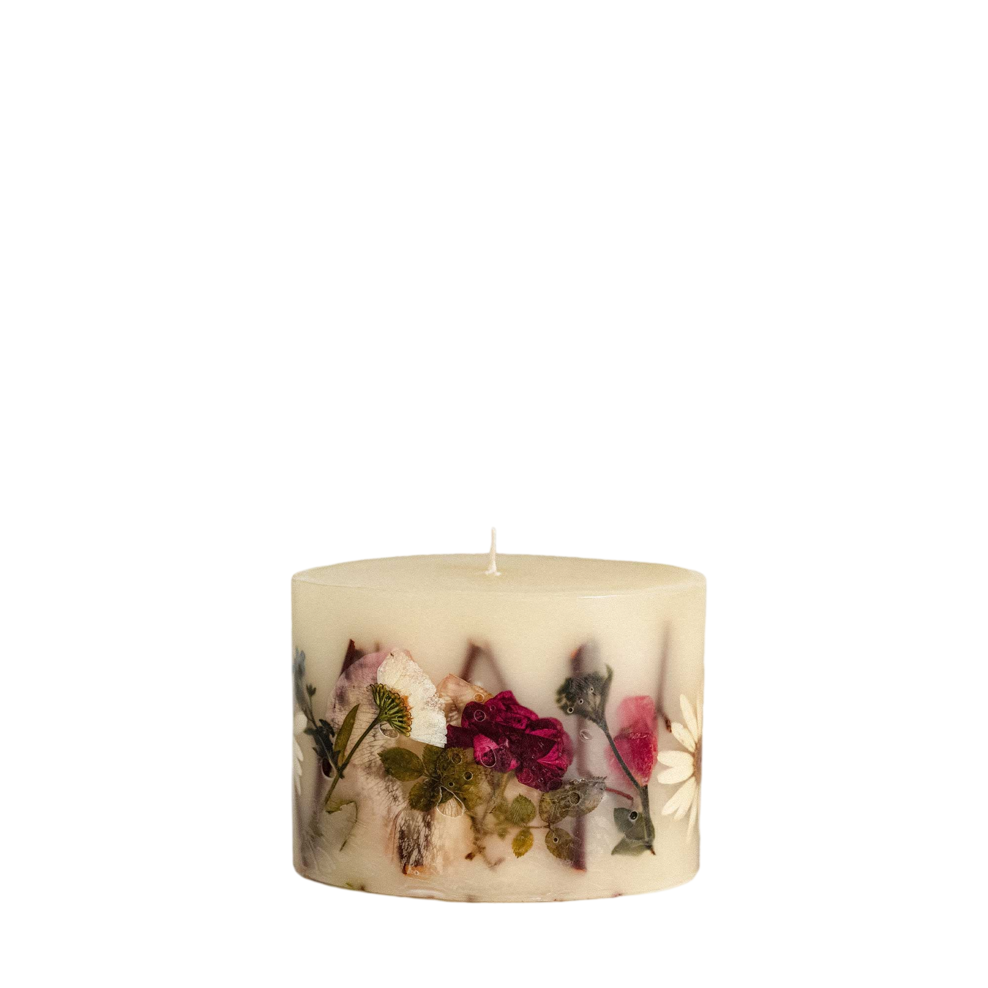 Apricot Rose Petite Oval Botanical Candle