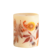 Harvest Pumpkin Small Round Botanical Candle