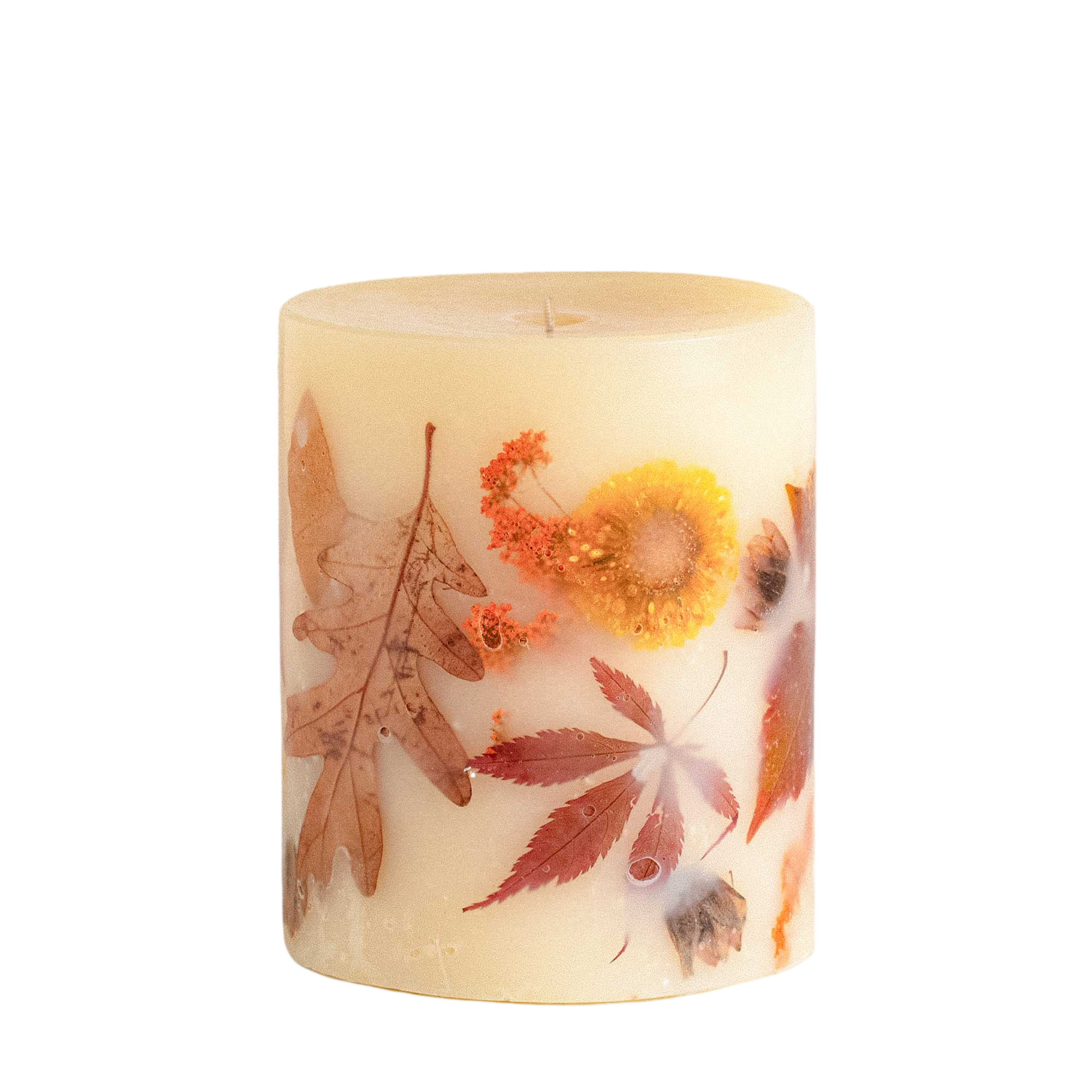 Harvest Pumpkin Small Round Botanical Candle