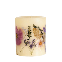 Roman Lavender Small Round Botanical Candle