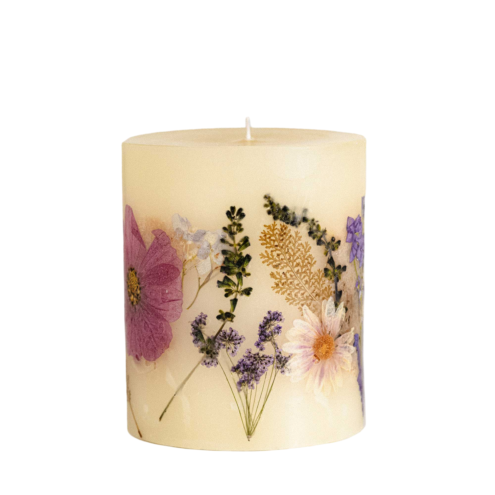 Roman Lavender Small Round Botanical Candle