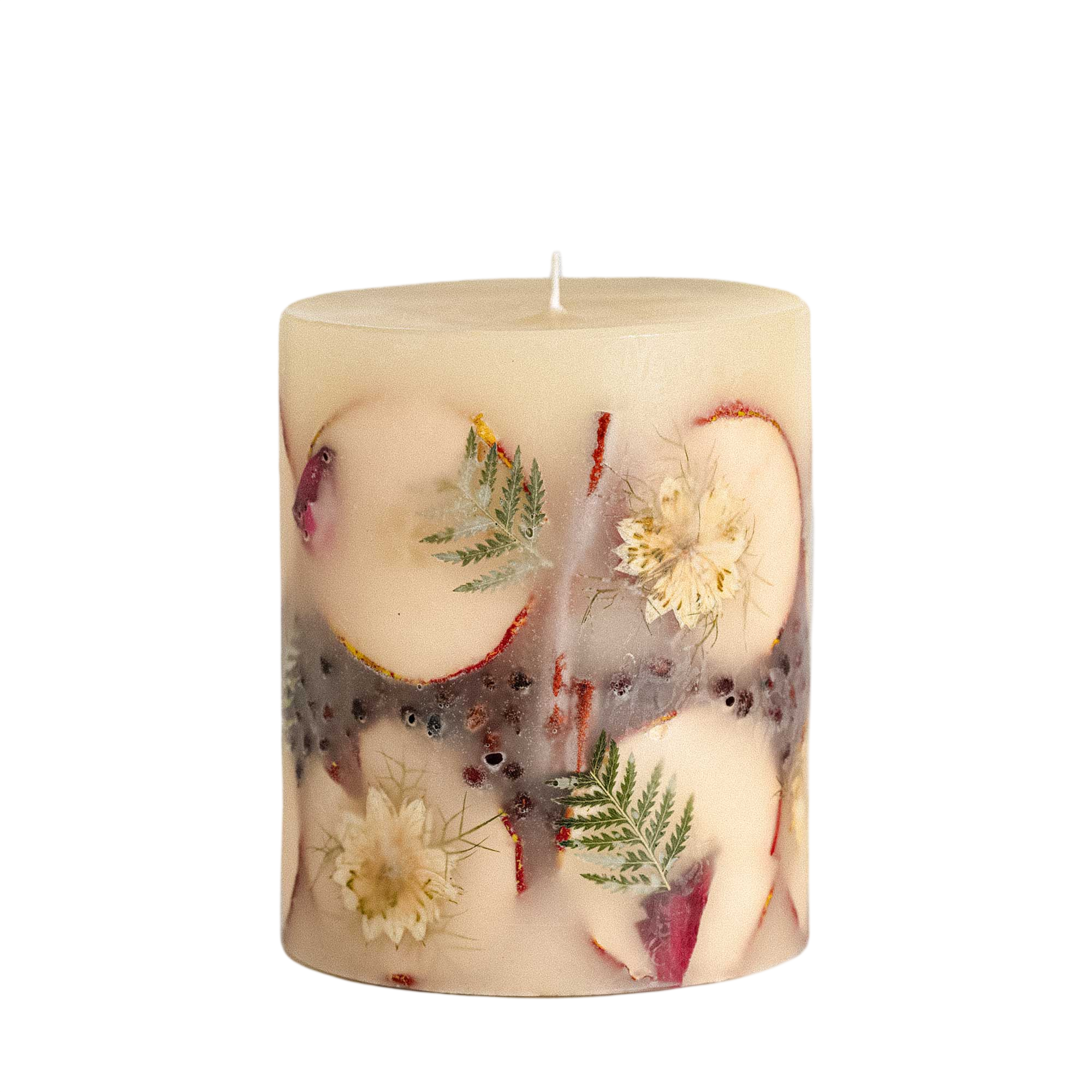 Spicy Apple Small Round Botanical Candle