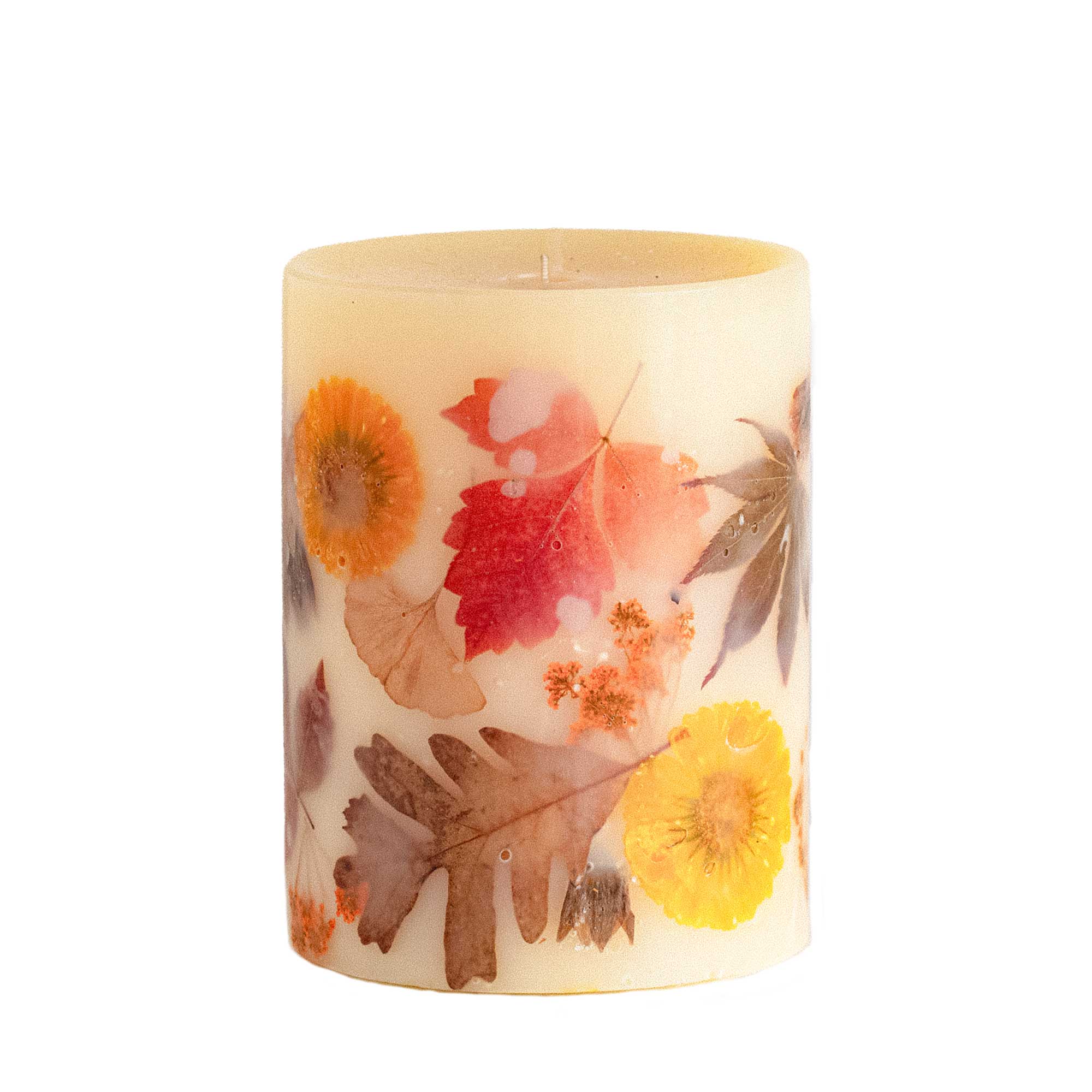 Harvest Pumpkin Medium Round Botanical Candle