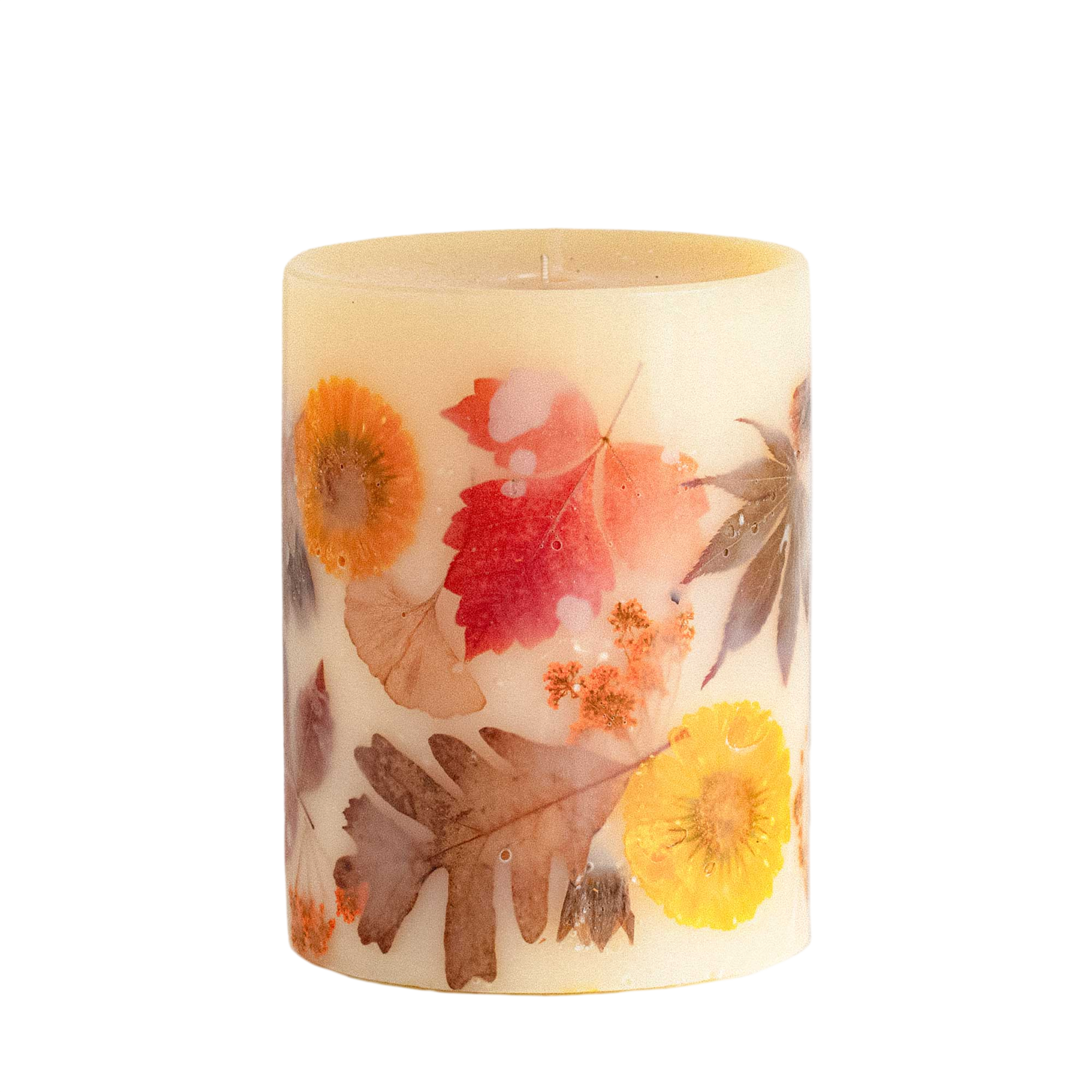 Harvest Pumpkin Medium Round Botanical Candle