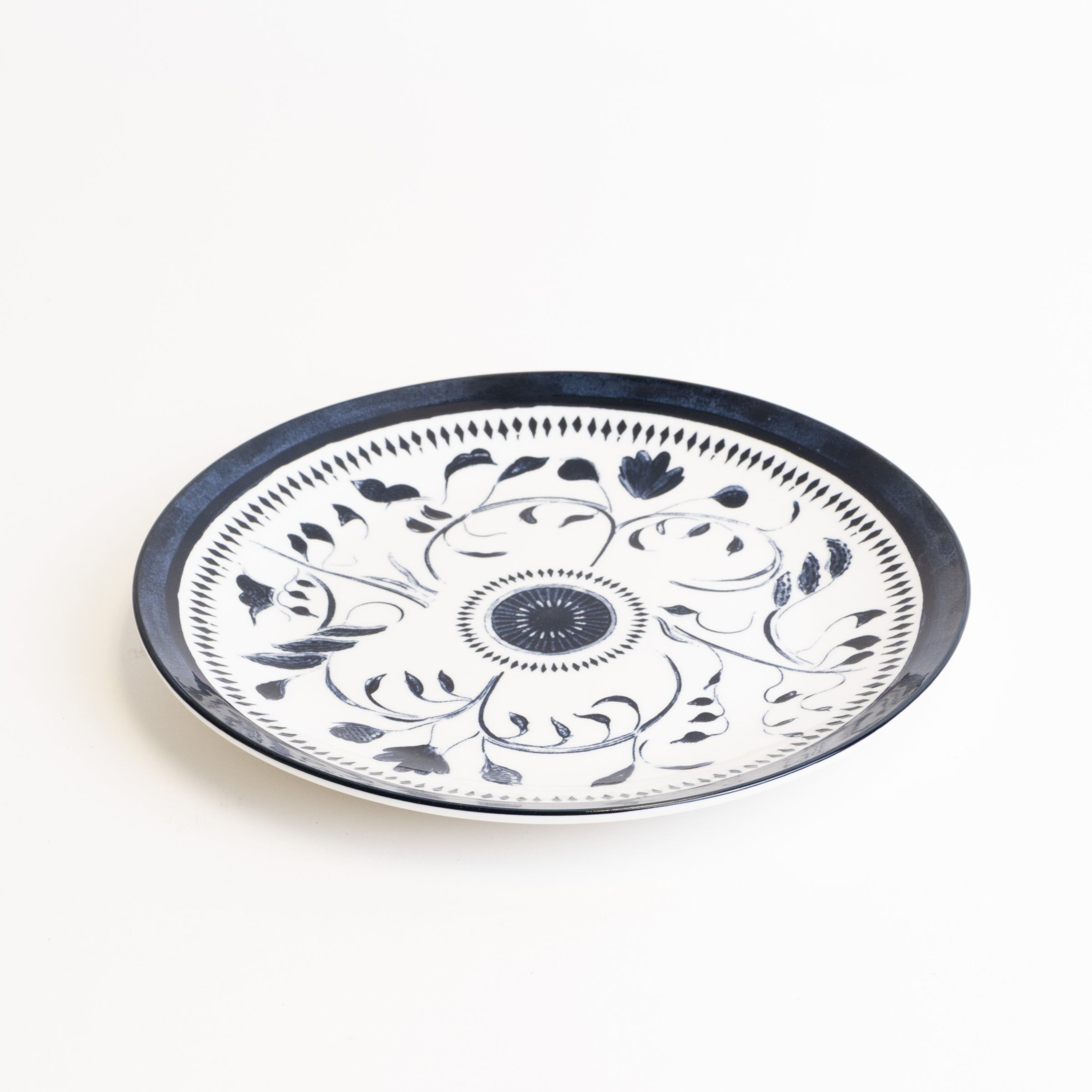 Bruges Porcelain Salad Plate - Blue