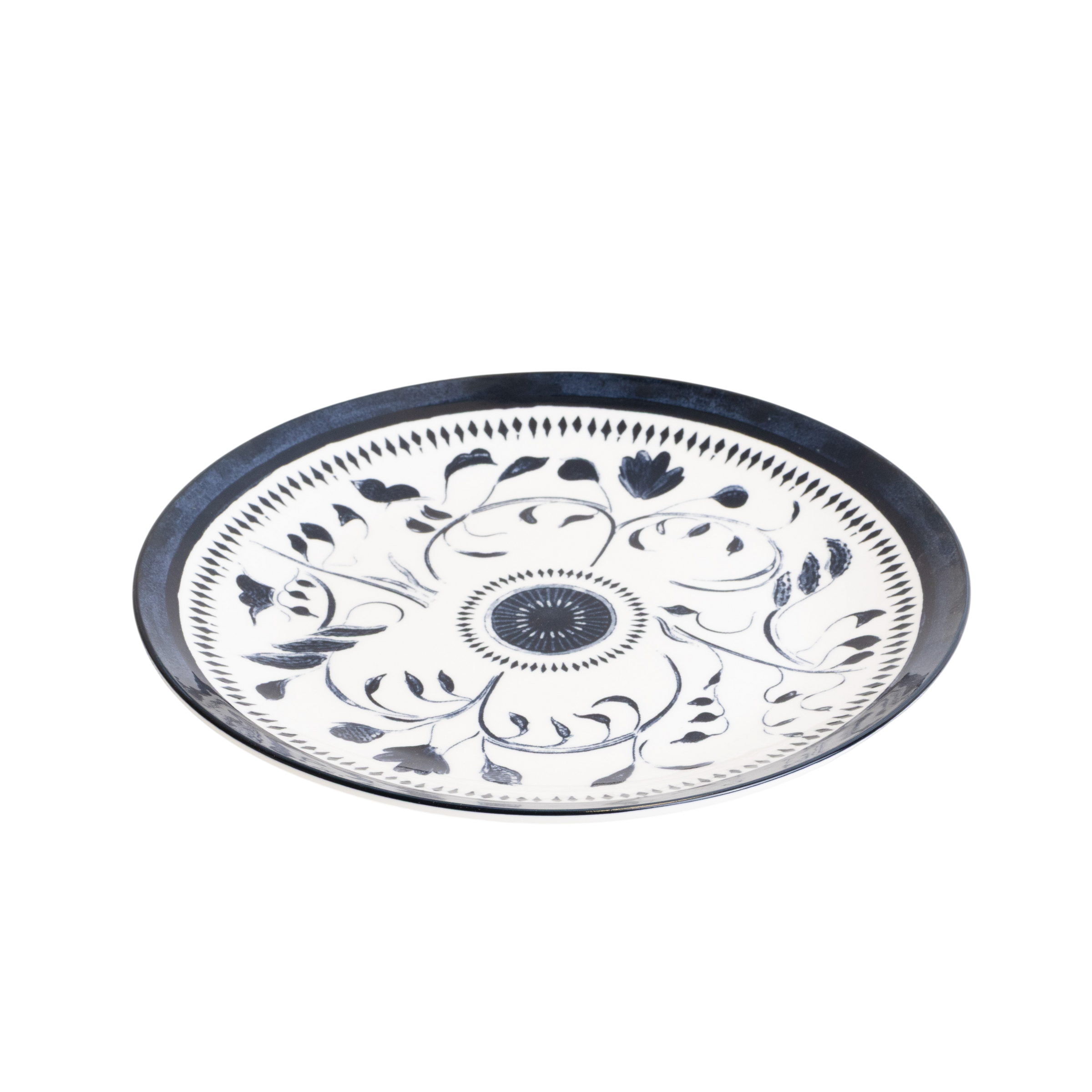 Bruges Porcelain Salad Plate - Blue