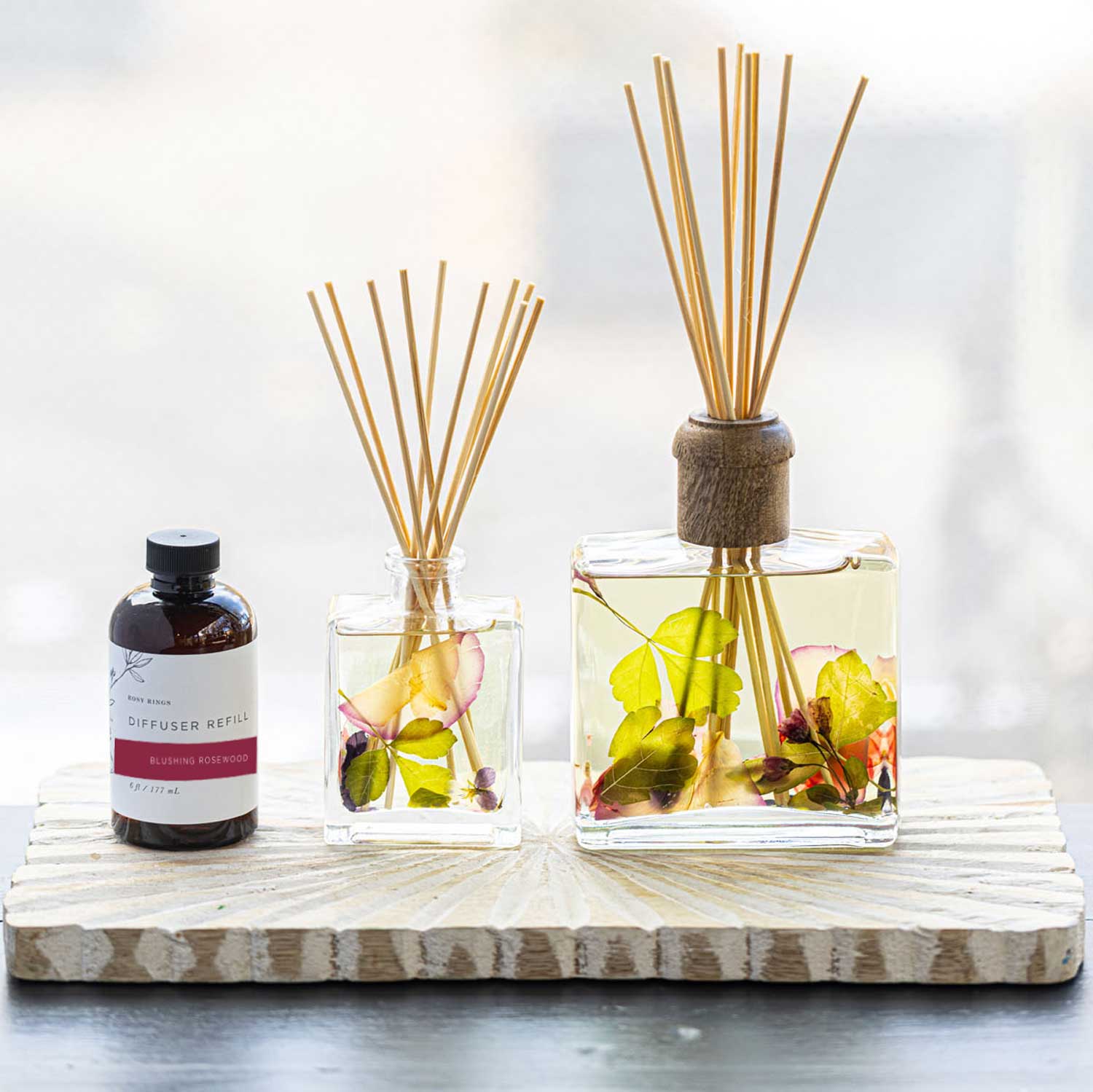 Accent Botanical Reed Diffuser - Blushing Rosewood