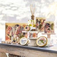 Centerpiece Botanical Candle - Blushing Rosewood