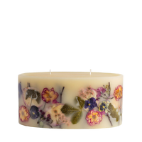 Statement Botanical Candle - Blushing Rosewood