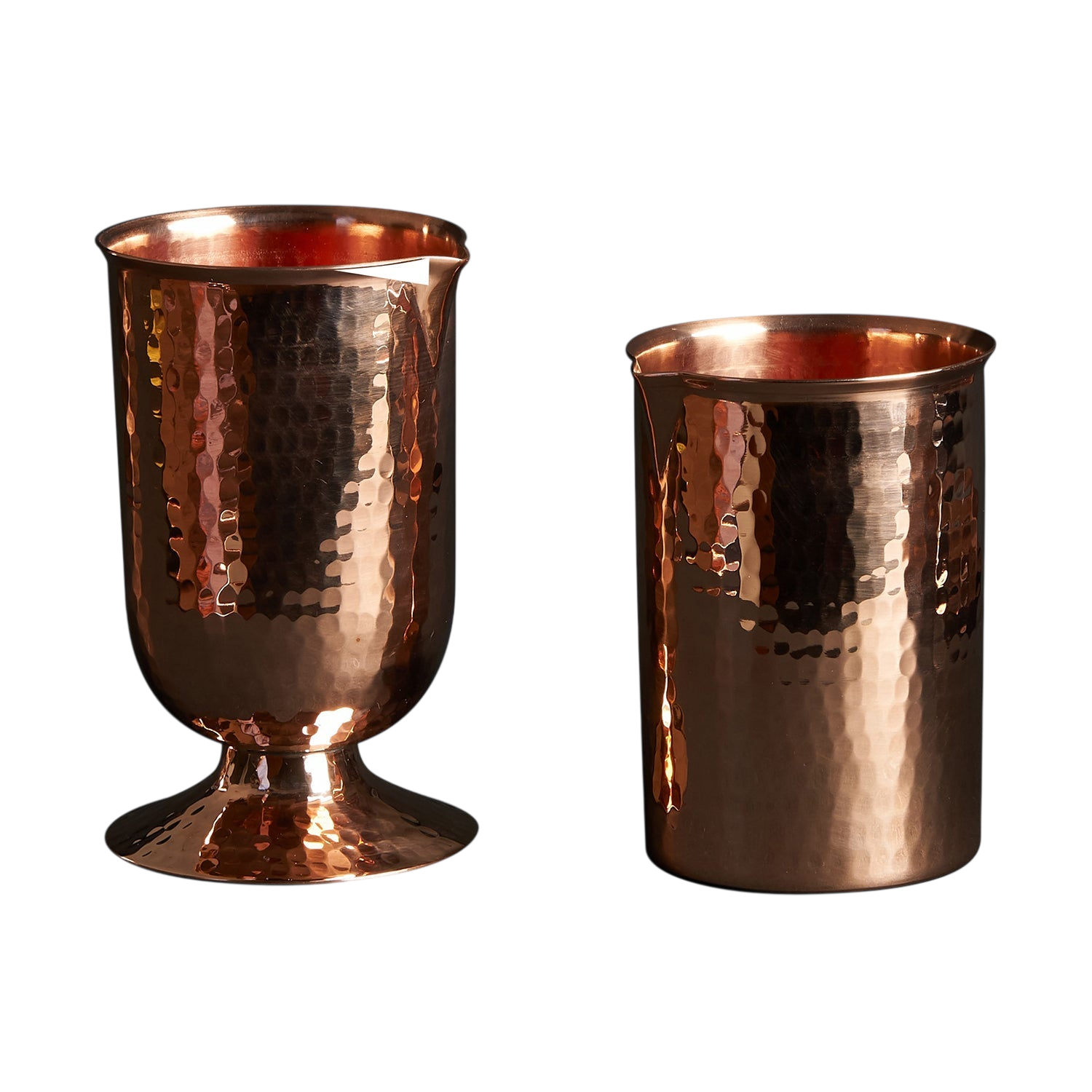 Copper Cocktail Glasses