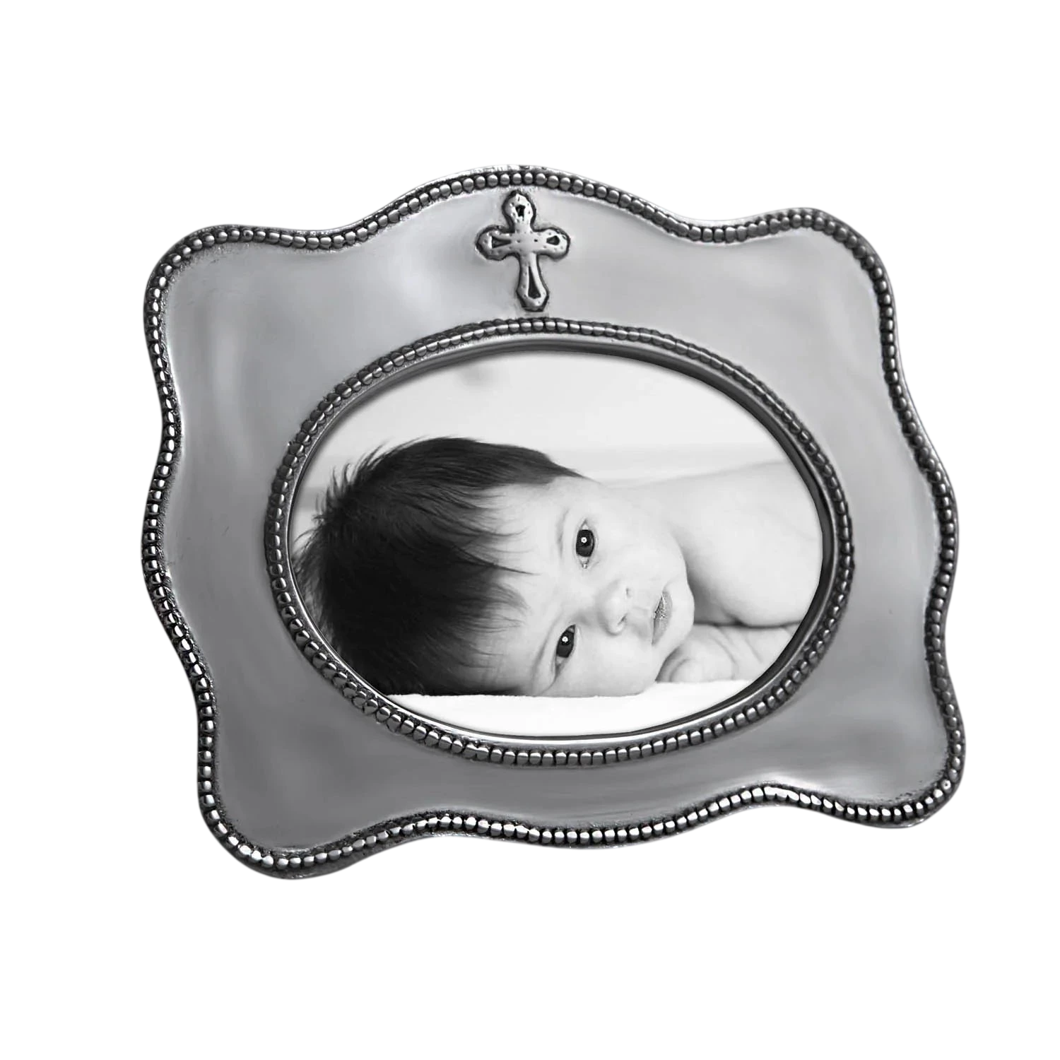 BABY Cross 4" x 6" Frame Horizontal