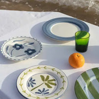 Bananeira Hand-Painted Salad/Dessert  Plate