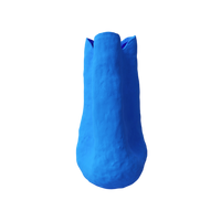 Barbara Matte Blue Porcelain Vase