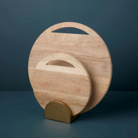 Leo Round Boards & Stand Set