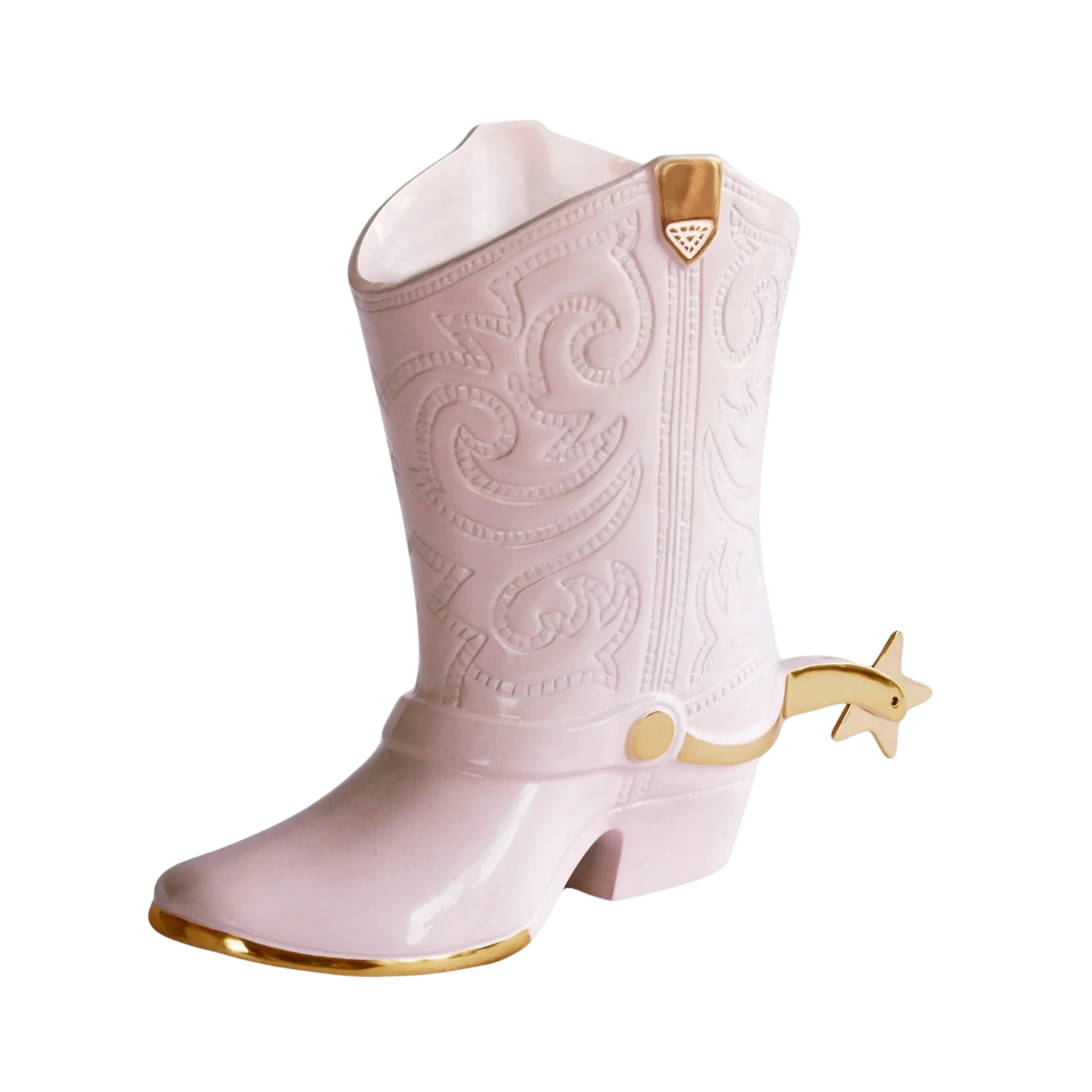 ENCANTO Western Cowboy Boot Wine Bucket (Camellia)