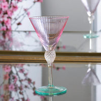 GLASS Aquarelle Martini (Set of 4) - Multi