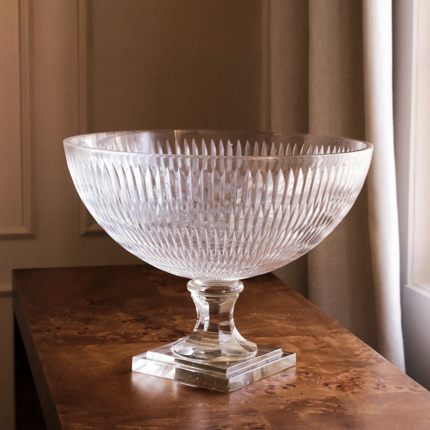 Glass Eclat Centerpiece Clear
