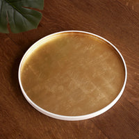 Indochine Round Lacquered Tray